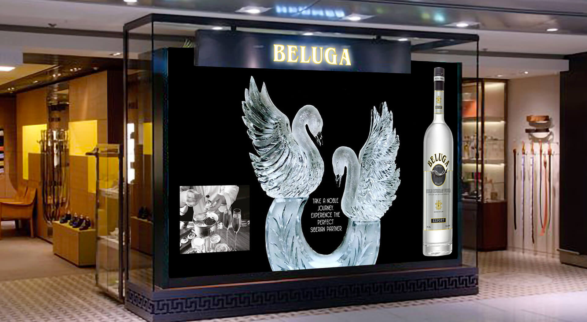 Beluga Vodka Russia, Connecting drinks industry brands to audiences, Experiential & Disruptive Graphic Design & Communications - CampbellRigg Agency