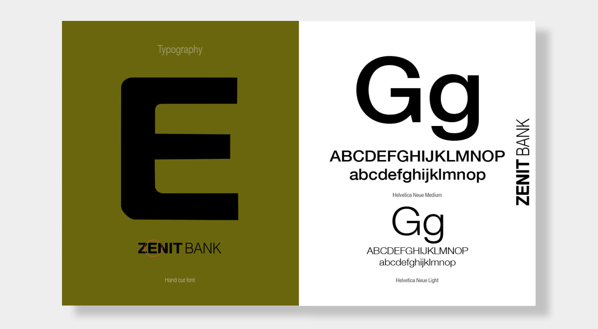 Zenit Bank Russia, Brand Typography, Graphic Communications for the Brand Manual - CampbellRigg Agency