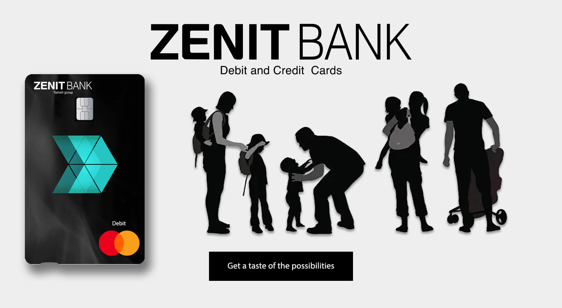 Zenit Bank Russia, Credit and Debit Card Design, Retail Brand Identity, Graphic Communications - CampbellRigg Agency