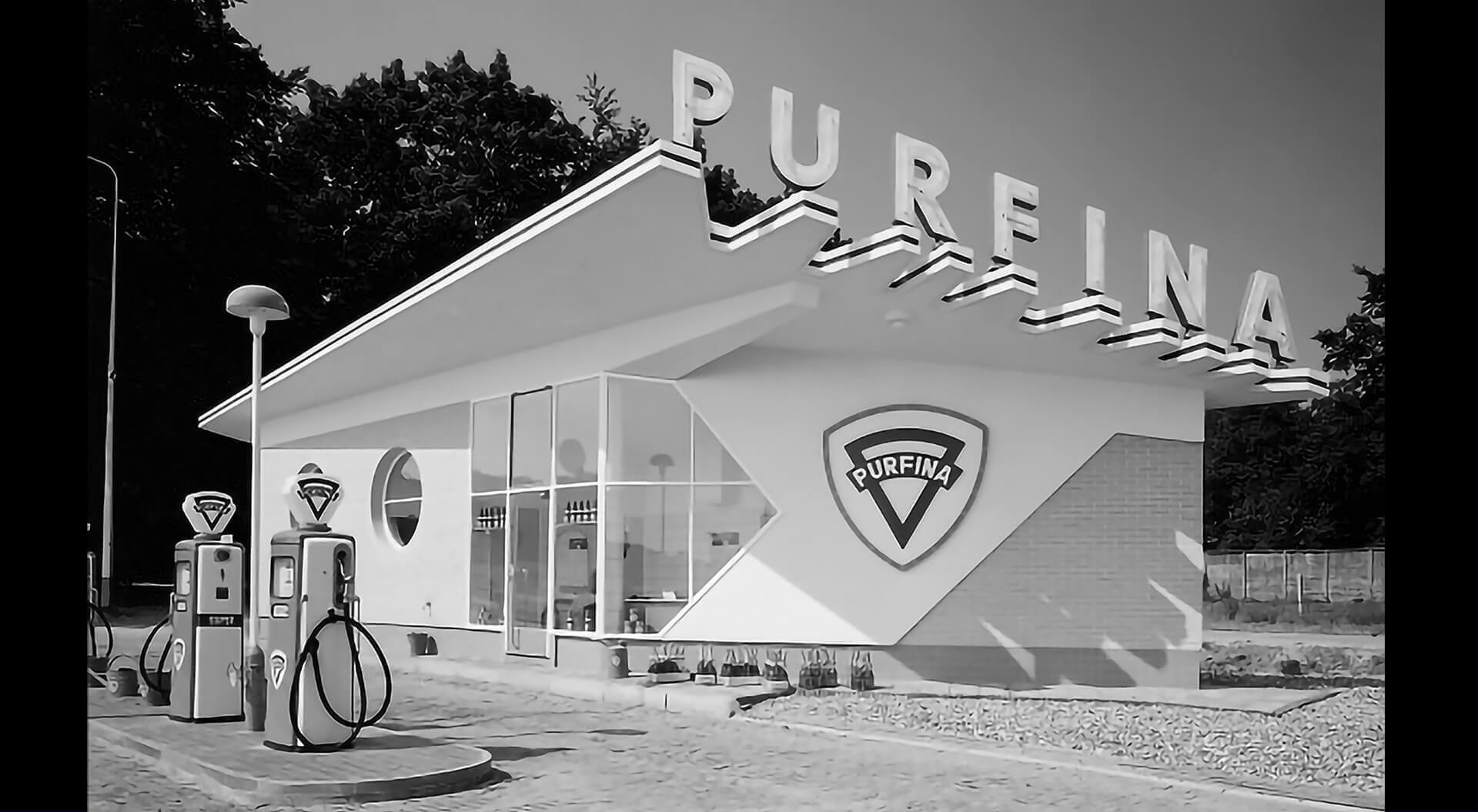 Purfina Petrol Station Benchmark Icon Architecture, Sybold van Ravesteyn, Architect, Netherlands, 1955-1957 - CampbellRigg Agency