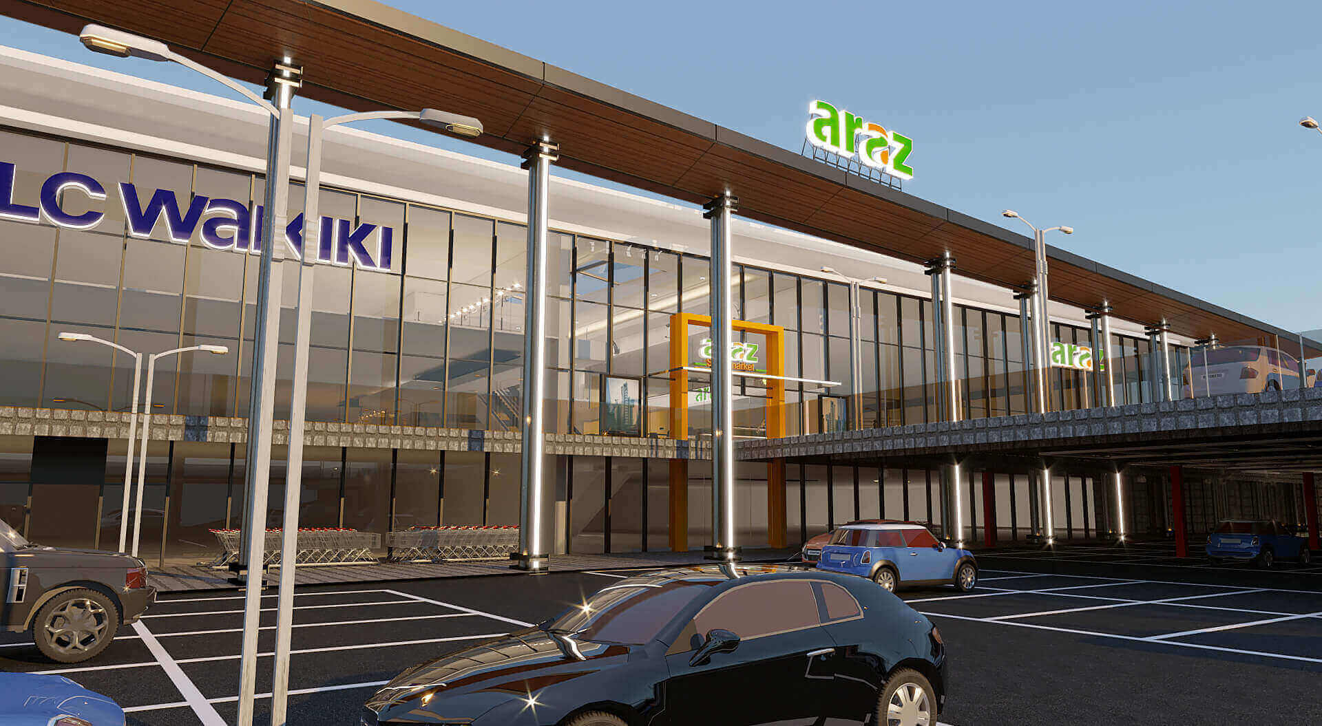 Araz Shopping Mall Azerbaijan, Innovative Architecture, Retail Mall, Facade Design - CampbellRigg Agency