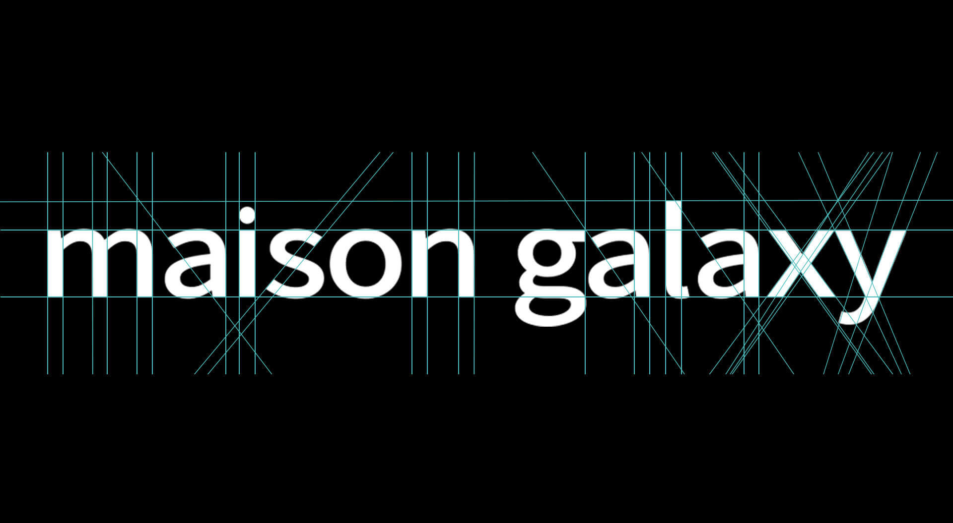 Maison Galaxy, Unique Typographic Design, Brand Identity Specialist, Supermarket, Fashion, General Retail, Graphic Communications Branding - CampbellRigg Agency