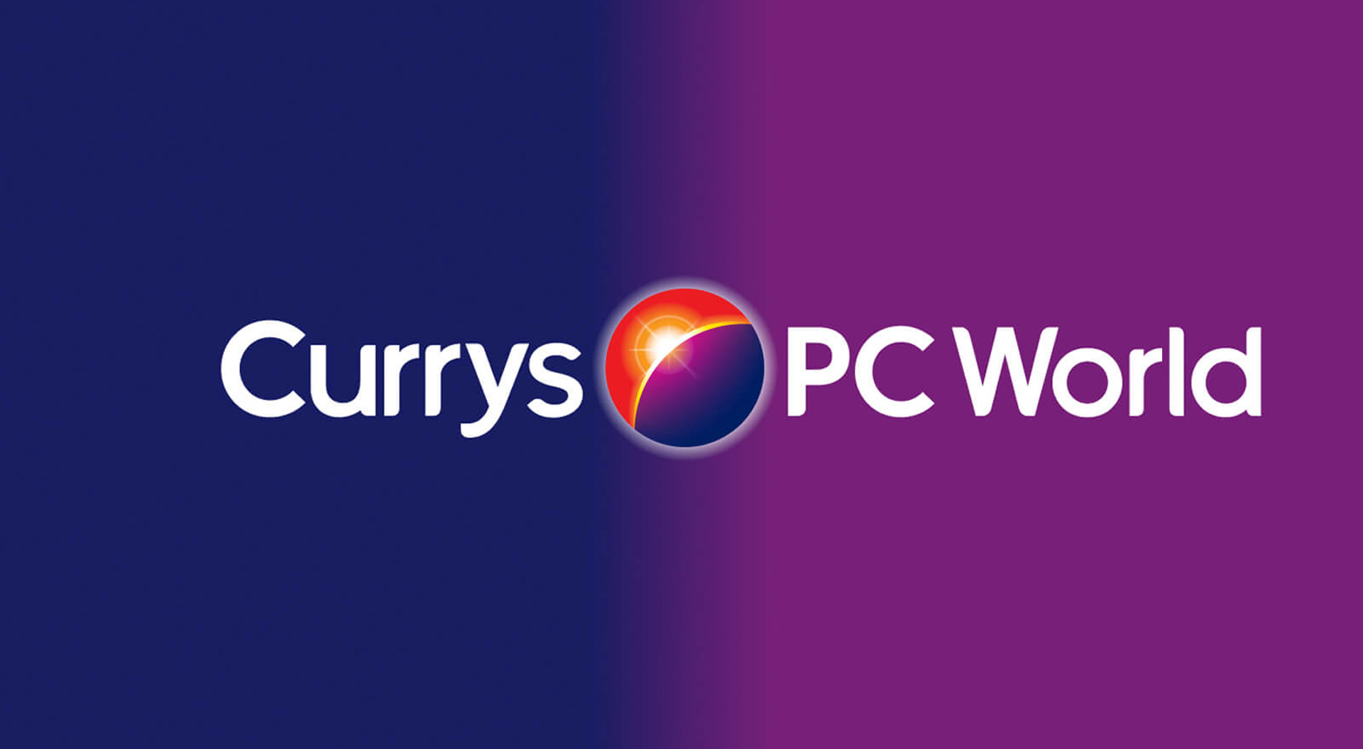 Currys PC World electronics technology store rebrand identity