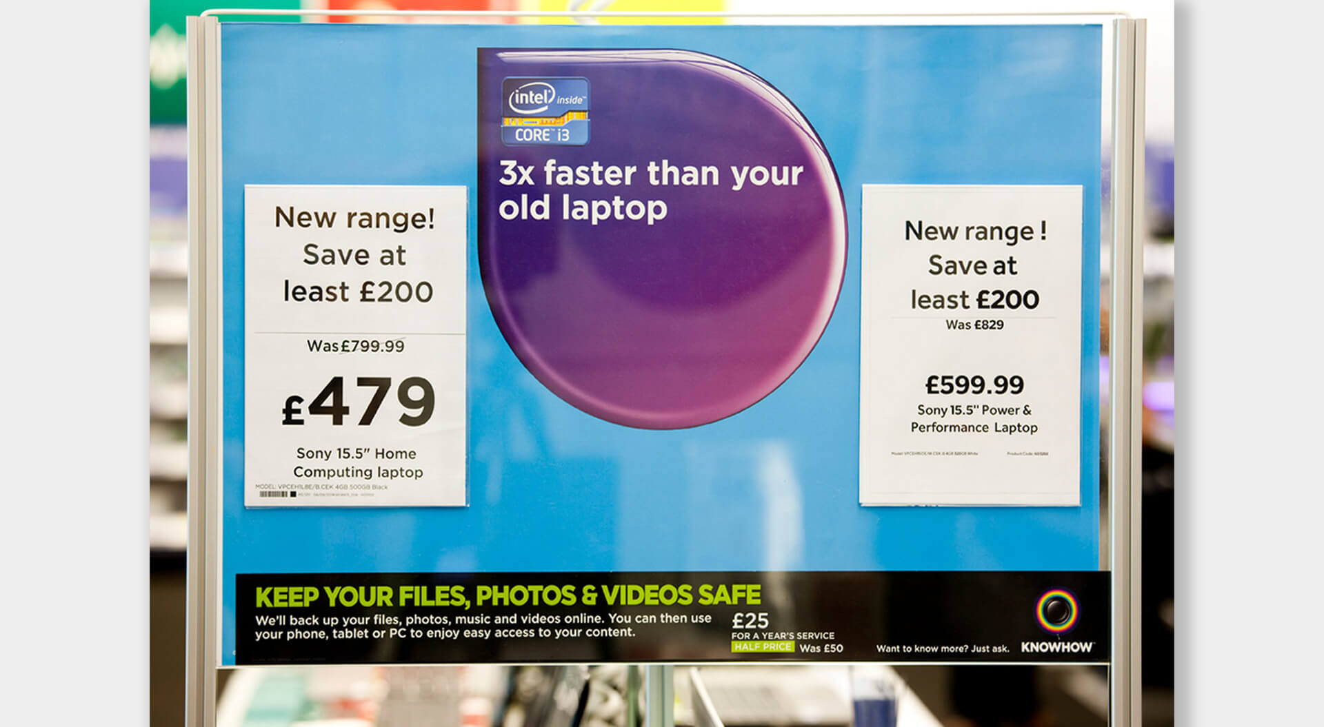 Currys PC World Stores rebrand, interior design and communications POSM pricing 
