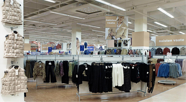 Hypermarket fashion store, best retail interior design, inspiring concepts, rebrand, new trends, ideas, marketing strategy, format planning, shop layout, K Citymarket