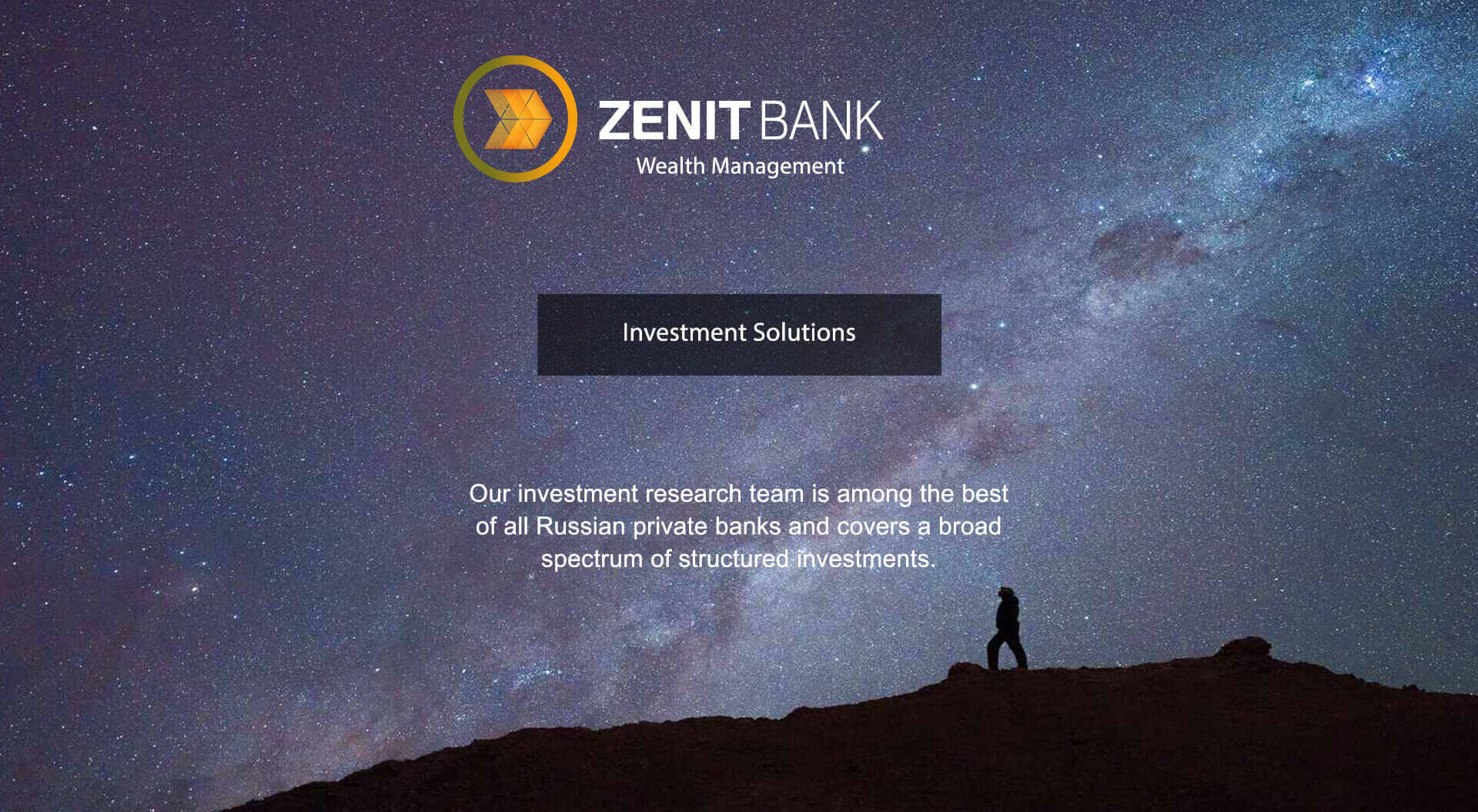 Zenit Bank Russia, Investment Solutions Financial Marketing Advertising Wealth Management - Campbell Rigg Agency