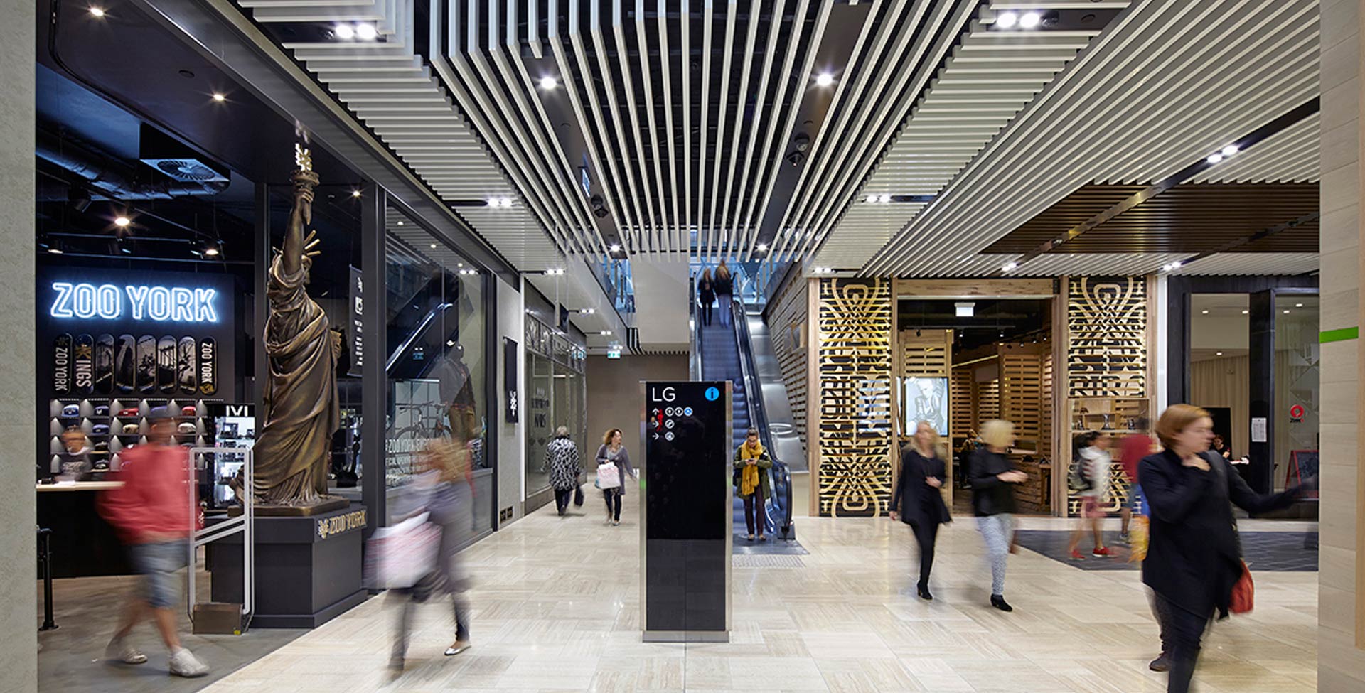 Emporium Mall Melbourne - successful design and branding concepts navigation and circulation