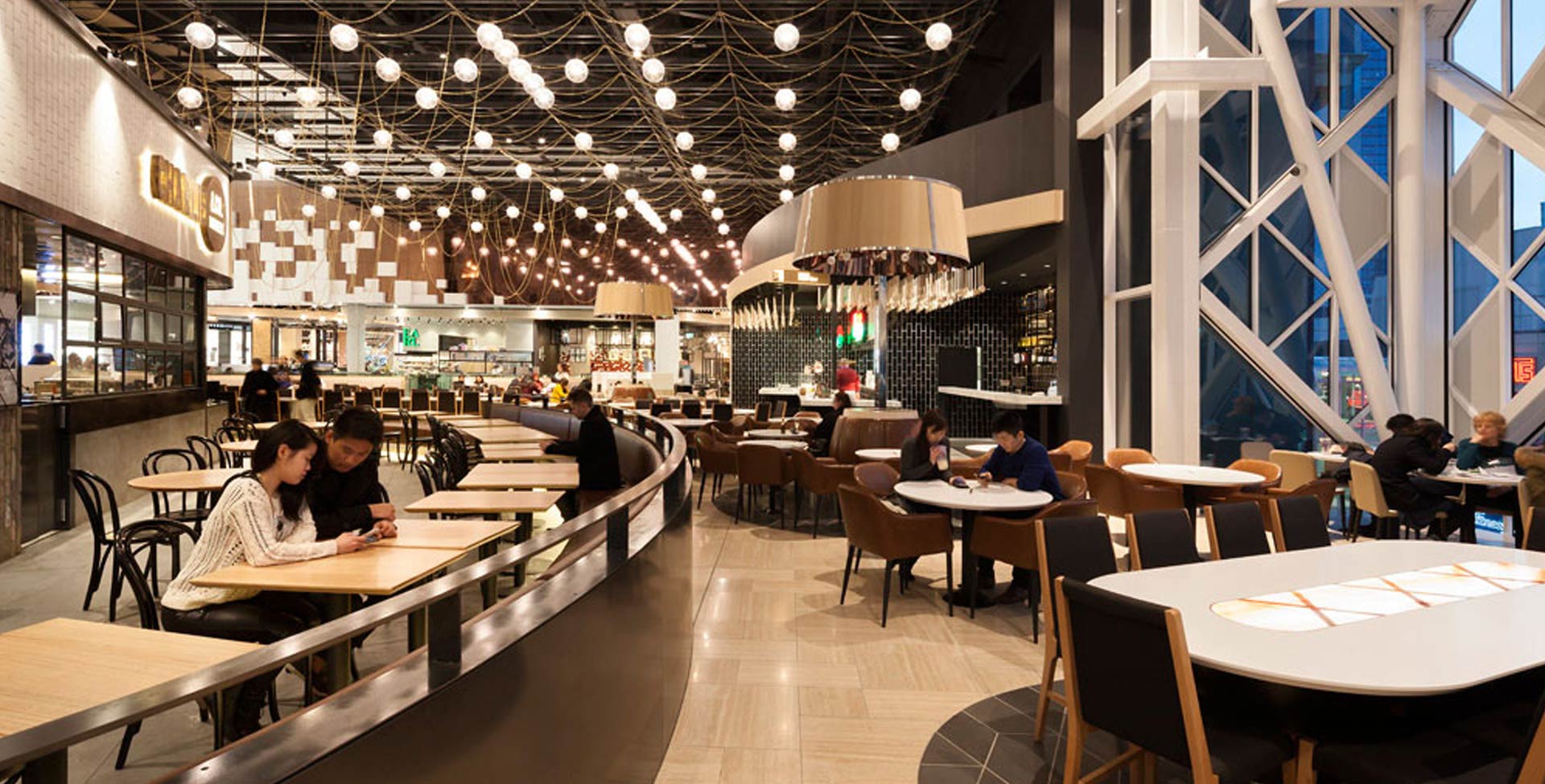 Emporium Mall Melbourne - successful design and branding concepts food court